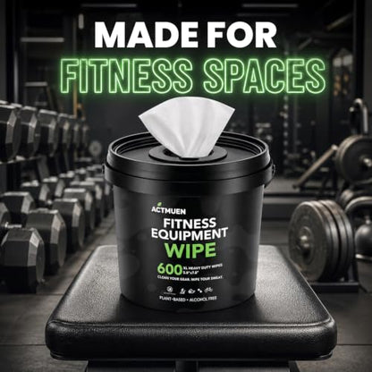 Gym Equipment Wipes, 1200 Count Yoga Mat Cleaner Wipes