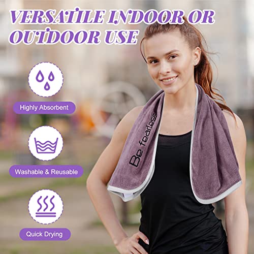 Peryiter 9 Pcs 9 Pcs Microfiber Gym Towels for Men and Women