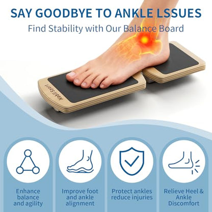 Ankle Balance Board Wooden Single Leg