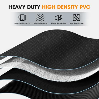 Stepwaver Walking Pad Treadmill Mat for Carpet, 68"x24"x0.2" - size: 68"L x 24"W x 0.3"Th