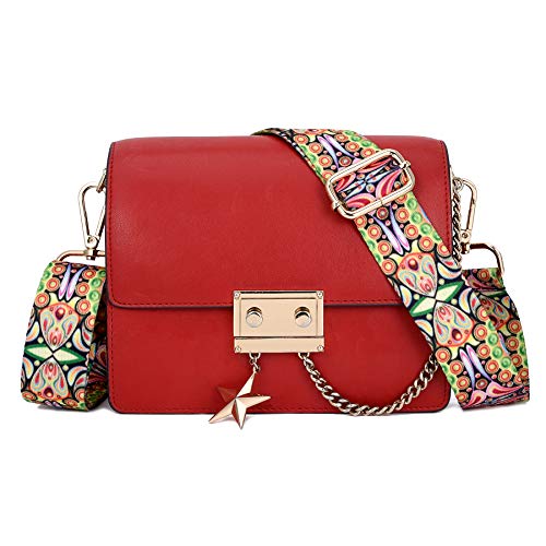 ZOOEASS Wide Shoulder Strap Adjustable Replacement Belt Crossbody Canvas Bag Handbag - color: Paisley, size: EXTRA LONG:66.9"(170cm)Wide:1.4"(3.5cm)