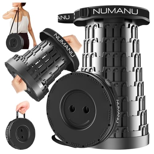 NUMANU Collapsible Stool for Adults, Folding Seat, 620 lbs, Hard Seat - size: 1x Hard Seat
