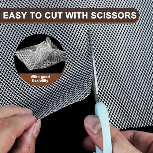 Sculpting Wire Mesh 15.7 Inch X 16.4 Feet Aluminum Mesh Roll for Arts and Craft, Moldable Wire Mesh for Sculpting Clay, Plaster DIY, Dioramas, Jewelry, Horticulture, Mural Painting and Home Decor Art