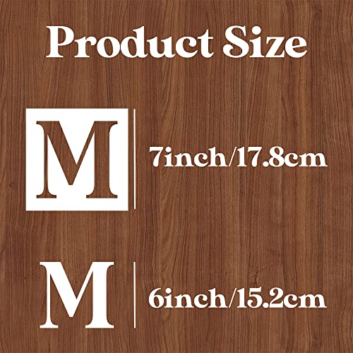 Letter Stencils for Painting 7" Alphabet Stencils | Reusable Large Letters Stencil for Painting on Wood Wall Fabrics DIY Crafts - size: 7inch