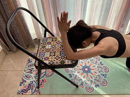 Aozora Backless Yoga Chair Prop - Flexibility and Strength Training Tool - style: Basic
