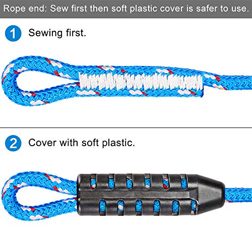 SELEWARE Trapeze Swing Rings, Gymnastics Rings for Swingset - color: 2-Pack Trapeze Rings with 3.5 ft Adjustable Ropes