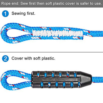 SELEWARE Trapeze Swing Rings, Gymnastics Rings for Swingset - color: 2-Pack Trapeze Rings with 3.5 ft Adjustable Ropes