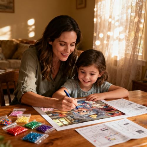 Grandma Diamond Art Kits for Adults,Chicken Diamond Painting Kits 14X14In | Diamond Art Paintings for Beginners,5D Round Full Drill Diamond Dot Tools Kit,Extra Diamonds,Stress Relief Craft,DIY Gift - color: diamond art-0918-6