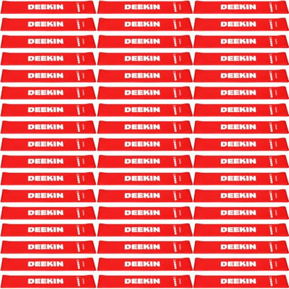 Deekin Resistance Bands Resistance Loop Exercise Bands Exercise Equipment Elastic Ring for Women and Men Home Fitness, Gym, Yoga - color: Red, size: 30 Lbs