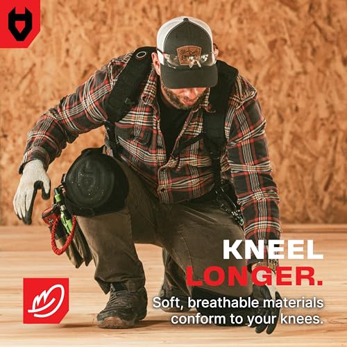NoCry Gel Knee Pads for Men and Women with Soft Foam Cushion — Waterproof Anti-Slip Cap and Easy to Use, Adjustable Non-Slip Straps — Durable, Lightweight Design — Perfect for Gardening Work - style: Gel & Foam