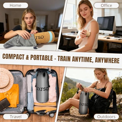 Foot & Ankle Strengthener Kit, 4-in-1 Cork Balance Board Set
