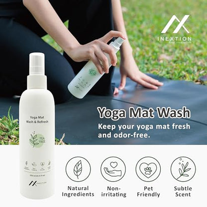 Yoga Mat Wash – Yoga Mat Spray for All Mats - Tea Tree - 8.45fl oz - color: Tea Tree