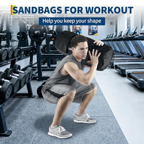 GarveeLife Workout Sandbag Unfilled - 5-200 LBS Heavy Duty Fitness Sandbag for Strength Training, Core & Full-Body Exercises | Adjustable Weight Home Gym - size: 125-200 LB