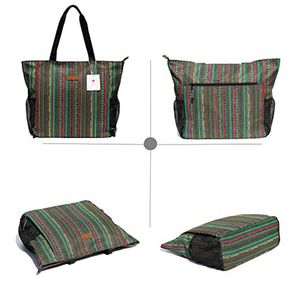 ESVAN Yoga Mat Bag Yoga Tote Carrier Shoulder Bag Carryall Tote for Office,Yoga,Pilates,Travel,Beach and Gym - color: J