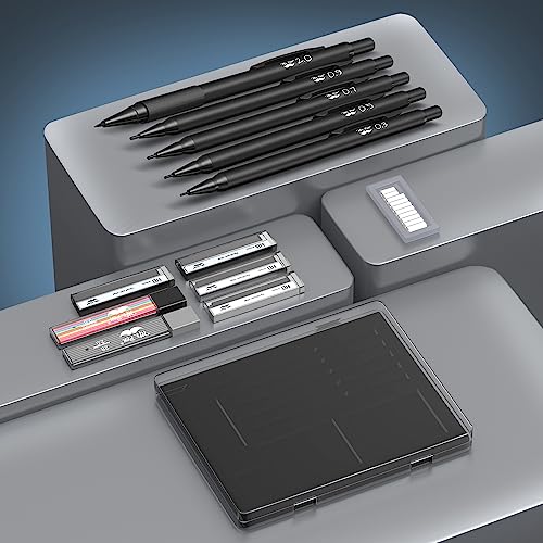 Mr. Pen- Metal Mechanical Pencil Set with Lead and Eraser Refills & Kneaded Erasers 16 Pack
