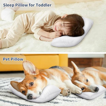 Pro Goleem Small Pillow, 11"x7"x2.5"(White) - color: White