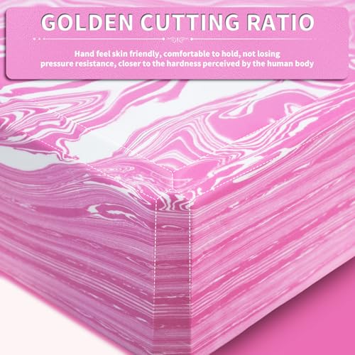 2-Pack Yoga Blocks, High-Density 9"x6"x3" Yoga Brick Foam Blocks Non-Slip EVA Foam Block Yoga Props Accessories for Yoga Pilates Stretching and Meditation - color: Camo Pink