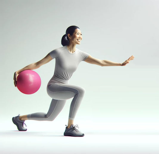 AppleRound Exercise Ball with Pump, 9-Inch Small for Pilates, Yoga, Core Stability - Choose: [Pack of 1 Ball + 1 Pump] or [Pack of 2 Balls + 1 Pump] - color: Pink x1
