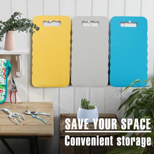 Altdorff Garden Kneeling Pad 3pcs, Extra Wider 8.66“, Kneeling Mat Waterproof with Bright Color Tone, Knee Pads for Gardening, Yoga, House Clean, Repair Work