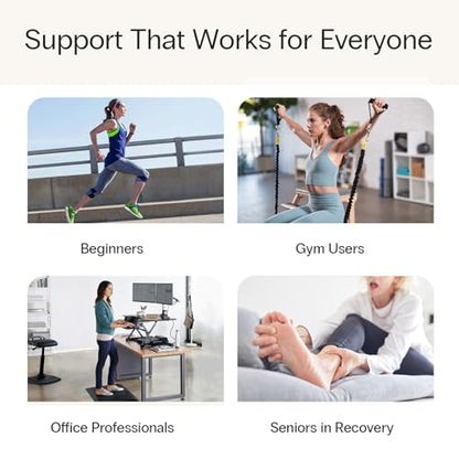 StrongTek Slant Board and Plantar Fasciitis Stretcher Set – Adjustable Wooden Incline Board & High-Density Foam Foot Relief Pad