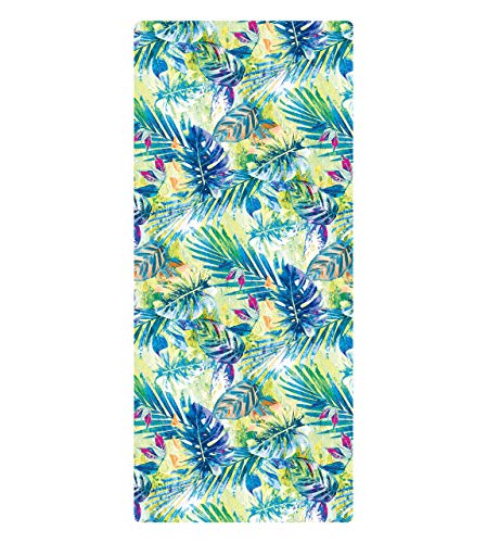 nuveti Suede TPE Yoga Mat High Density Non Slip Yoga Mats with Carrying Bag,72"x32" Extra Thick 8MM Exercise & Workout Mat for Yoga, Pilates and Fitness - color: Grass