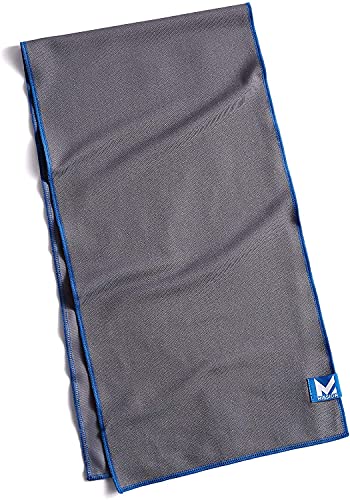 MISSION Max Plus Cooling Towel- Soft, Durable Microfiber - Cools Up to 3 Hours - UPF 50 Sun Protection - Machine Washable - color: Charcoal