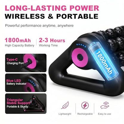 Massage Roller, Electric Muscle Roller, Traingle Design Massager