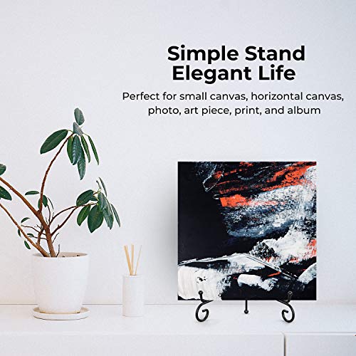 TR-LIFE 4 Pack Plate Stands for Display - 8 Inch Plate Holder Display Stand + Metal Easel Stand for Picture Frame, Decorative Plates, Book, Photo, Collectibles (4 Pack) - size: 8 Inch(4pcs)