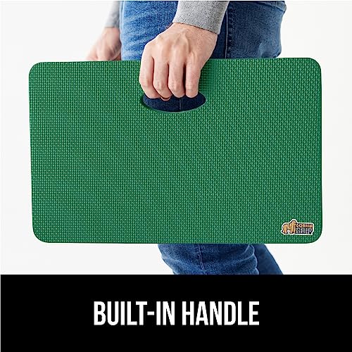 GORILLA GRIP® Extra Thick Foam Kneeling Pad for Gardening, 17.5x11 Grass - color: Grass