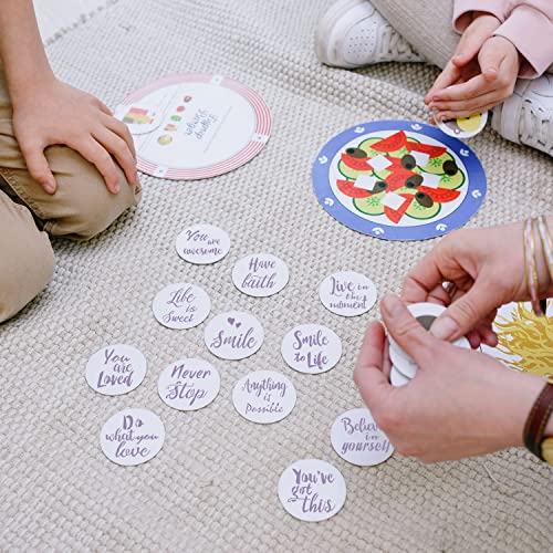 25 Pieces Inspirational Word Stencil, Reusable Motivational Stencils for Painting on Wood Signs Wall Fabric Home Decor (3 Inches)