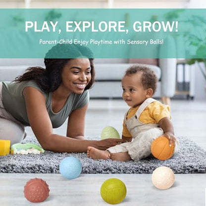 Bath Toys, Soft Sport Sensory Balls for Toddlers Boys Girls No Hole Wheat Straw Soft Montessori Toys for Babies 6 Months+, Swimming Pool Beach Shower Baby Toys - style: Sports Bath Ball Set