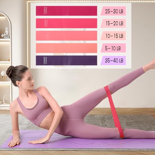 21 Pcs Pilates Ring Circle Set for Women, Includes 9.8 in Ball Yoga, Ring Stretching, Strap Bands, Non Slip Socks, Back Bags for Workout, Commonly Used for Yoga, Pilates, Stretching, Fitness