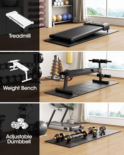Stepwaver Walking Pad Treadmill Mat for Carpet, 68"x24"x1/3" - size: 68.1"L x 24.1"W x 0.3"Th