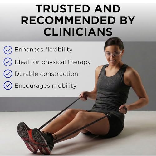 THERABAND Resistance Band, Exercise Workout, Physical Therapy, Black, 6 Ft - color: Black - Special Heavy, size: 1 Count