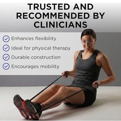 THERABAND Resistance Band, Exercise Workout, Physical Therapy, Black, 6 Ft - color: Black - Special Heavy, size: 1 Count