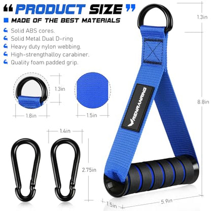 Resistance Bands and Exercise Handles, 4.9ft Exercise Bands for Physical Therapy, Stretch, Recovery, Pilates, Rehab, Strength Training Equipment