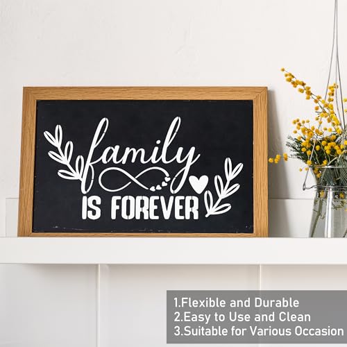 Keluna Welcome Home Stencils, 20 Pcs Large Sweet Home Plastic Template Letters for Wood Sign Porch Wall Decor - style: welcome stencil