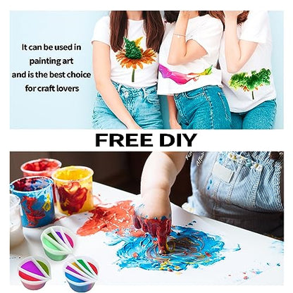 4 Pcs Split Cups for Paint Pouring with 2-5 Channels Resin molds Silicone Resin Mixing Cups Pour Painting Supplies Acrylic Paint Pouring DIY Making Drawing Accessories