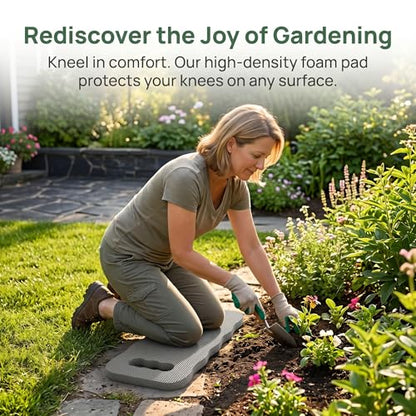 10 Pcs Garden Kneeling Pads, 16 x 7.1 in Thick Foam Waterproof Knee Mats | Multi-Functional Cushions For Gardening, Kneeling, Praying, Baby Bathing, Yoga, Exercise And Household Tasks