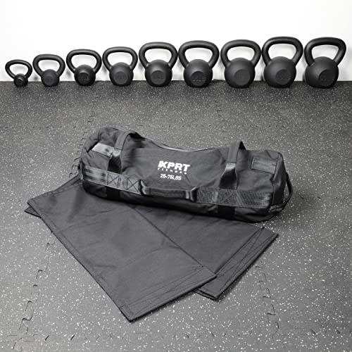 XPRT Fitness Workout Sandbag for Heavy Duty Workout Cross Training 7 Multi-positional Handles - Color Army Green/Black/Camo - color: Black, size: Medium