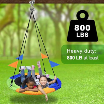 SELEWARE Heavy Duty Bearing Swivel Swing Hanger Stainless Steel Swing Hooks - color: Silver: 360° Bearing Swing Hanger ( 1 Pack )