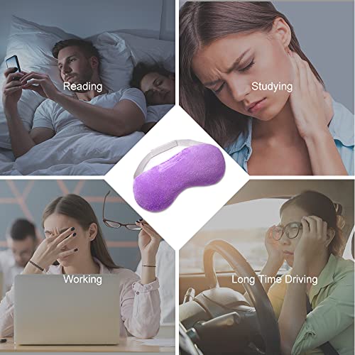 Umisleep Lavender Eye Mask, Weighted Sleep Mask for Men Women, Purple - color: Purple