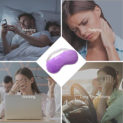 Umisleep Lavender Eye Mask, Weighted Sleep Mask for Men Women, Purple - color: Purple