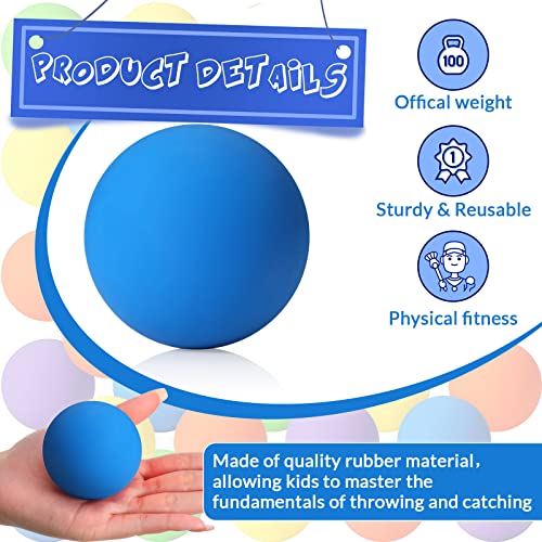 Sosation 50 Pcs Lacrosse Ball Bulk 2.5 Inch Soft Rubber Lacrosse Ball | Stress Relief Massage Balls Myofascial Release Tools Muscle Knot Remover - color: Bright Color