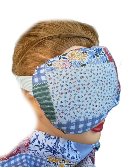Eye Mask Lavender Eucalyptus, Sinus, Herbal Pack, Hot Cold Pack, Heat Wrap,Organic, Flax Seed, Microwave Therapy, Sleep Mask, Yoga Meditation Eye Pillow, Boho