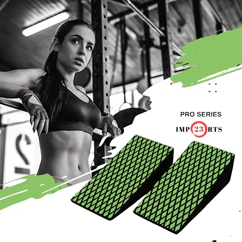 NEW High-Quality EVA Foam Squat Wedge Blocks Lightweight Squat Wedge Block For Yoga, Calf Stretching, Weight Lifting Slant Board Gym Wedges For Heel Elevated Squats 40% Stronger Odorless