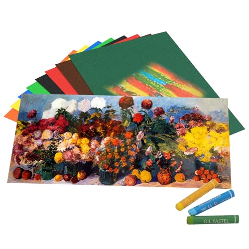 PATIKIL White Oil Pastels, 24Pcs Soft Oil Crayons Creamy Pastels Stick Art Supplies for Art Painting Drawing Blending Graffiti for Artists Beginners