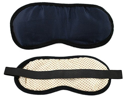 ObboMed ME-1010C Soothing Silk Eye Sleep Mask with Cooling Gel Pack, Cold Therapy Relief Wrap, for Insomnia, Tired Puffy Eyes, Headache, Wrinkles, Dark Circles and Relaxation –Dark Navy - color: Me-1010c: Dark Navy