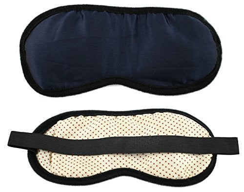 ObboMed ME-1010C Soothing Silk Eye Sleep Mask with Cooling Gel Pack, Cold Therapy Relief Wrap, for Insomnia, Tired Puffy Eyes, Headache, Wrinkles, Dark Circles and Relaxation –Dark Navy - color: Me-1010c: Dark Navy