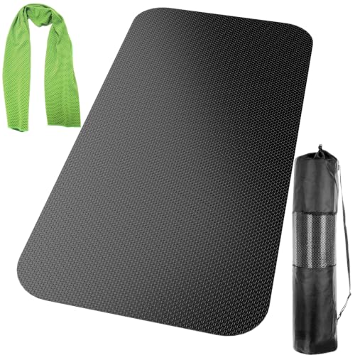 Bike Mat,Treadmill Mat,Compatible for Elliptical,Exercise Bikes, Stationary Cycles,Spin Bike,Under Exercise Bike Trainer Pad for Indoor Stationary Gym Fitness Equipment Hardwood Floor Protector - size: 47.3" x 23.6"